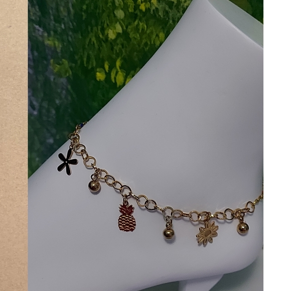 ANKLET ,18k Gold Plated - Picture 8 of 9